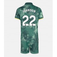 Tottenham Hotspur Brennan Johnson #22 Tredjedraktsett Barn 2024-25 Kortermet (+ Korte bukser)